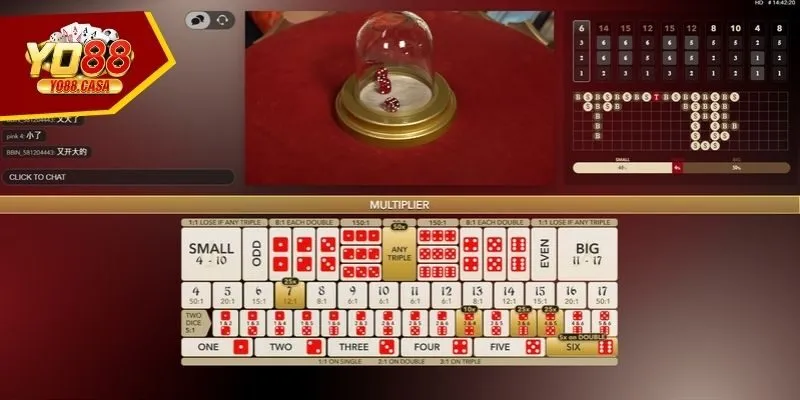 Các cửa cược hấp dẫn trong Tài xỉu siêu tốc