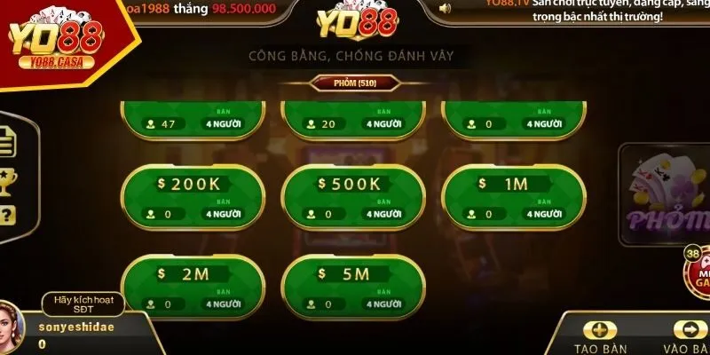 Game Bài Phỏm hấp dẫn