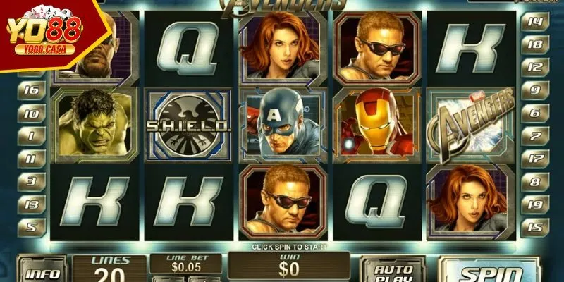 Trò chơi Avengers hấp dẫn